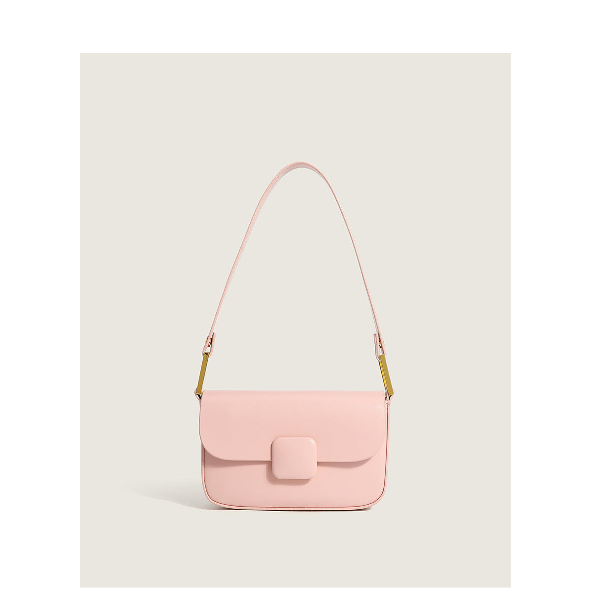 Small Square Crossbody Messenger Bag - Versatile PU Leather Shoulder Bag