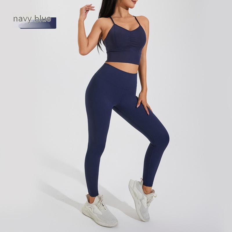 Women's Yoga Sports Bra and Leggings Set - Breathable Activewear