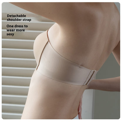 Women's Detachable Strapless Bra - Convertible Support Bra A/B Cup