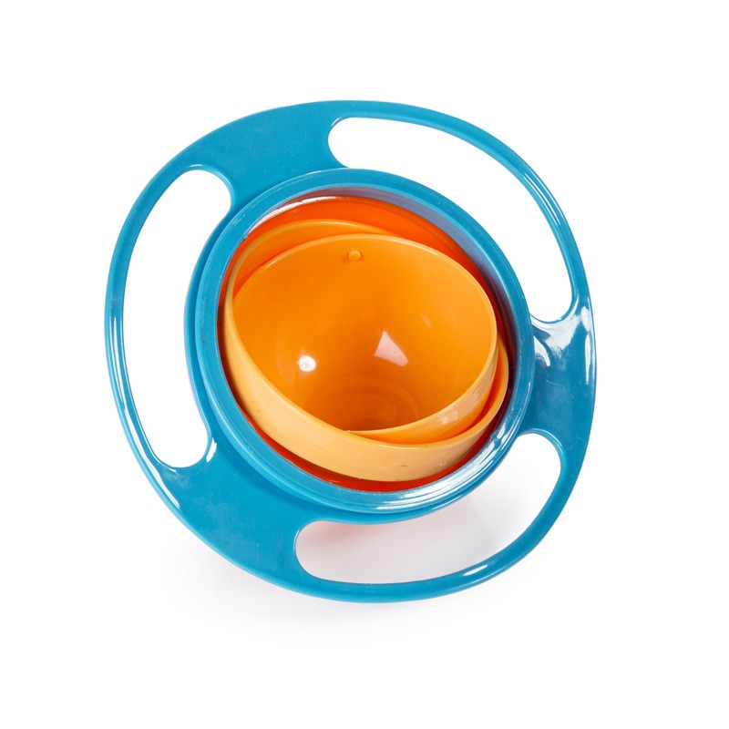 360° Rotating Spill-Proof Baby Bowl - Universal No-Mess Feeding Dish