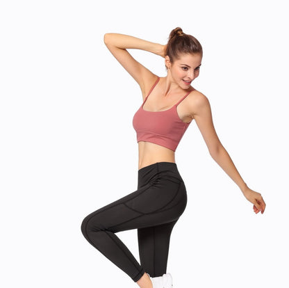 Women's Racerback Sports Bra - Moisture Wicking Athletic Support for Running & Fitness