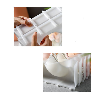Underwear & Bra Storage Organizer Box - 6 Cell Drawer Divider
