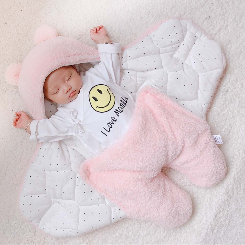 Baby Sleeping Bag - Winter Swaddle Blanket for Newborns 0-9 Months