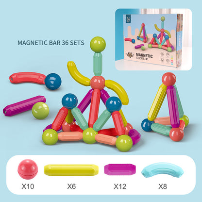 Magnetic Building Blocks Set for Kids - Educational STEM Toy