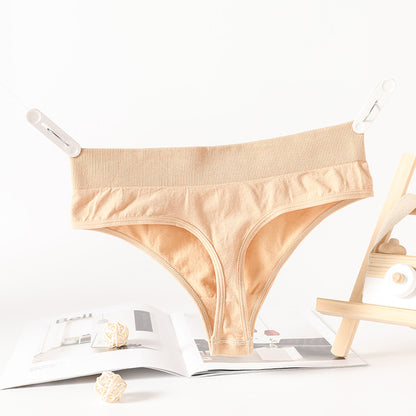Women's Cotton Seamless Underwear - Comfortable Low-Rise Brief
