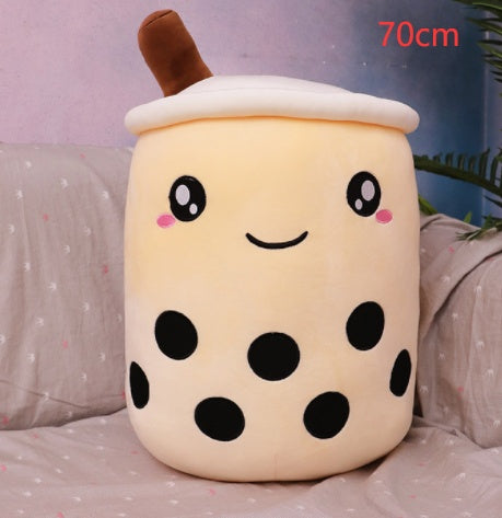 Plush Bubble Tea Pillow Cushion - Soft Stuffed Drink Toy