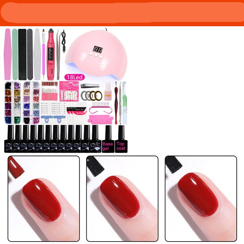 Professional Nail Polish Set - 8ML Multi-Color Collection with Tools