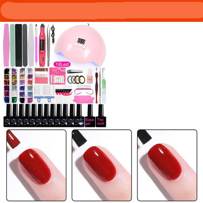 Professional Nail Polish Set - 8ML Multi-Color Collection with Tools