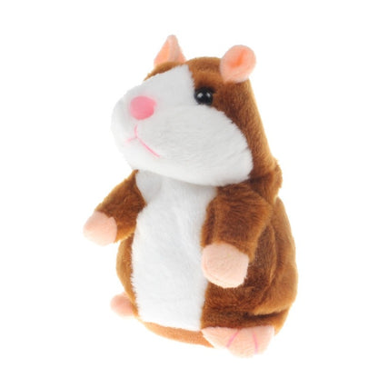 Talking Hamster Plush Toy - Voice Repeating Interactive Stuffed Animal for Kids
