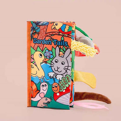Baby Sensory Crinkle Tail Toy – Soft Polyester Infant Activity Toy with Sound