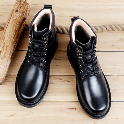 Men's Premium Genuine Leather Boots - First Layer Cowhide