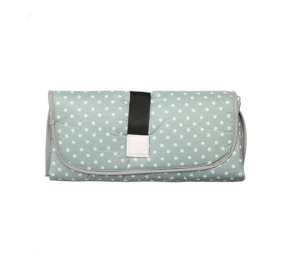 Portable Waterproof Diaper Changing Pad with Toy Links - Foldable Mat
