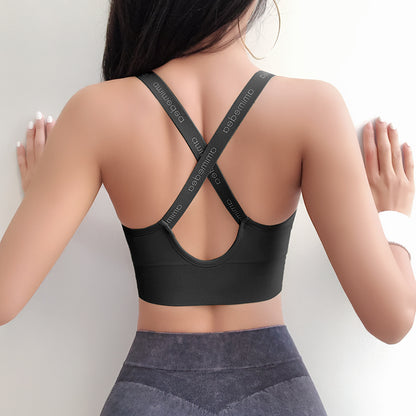 Wireless Sports Bra - Moisture Wicking Quick Dry Athletic Bra