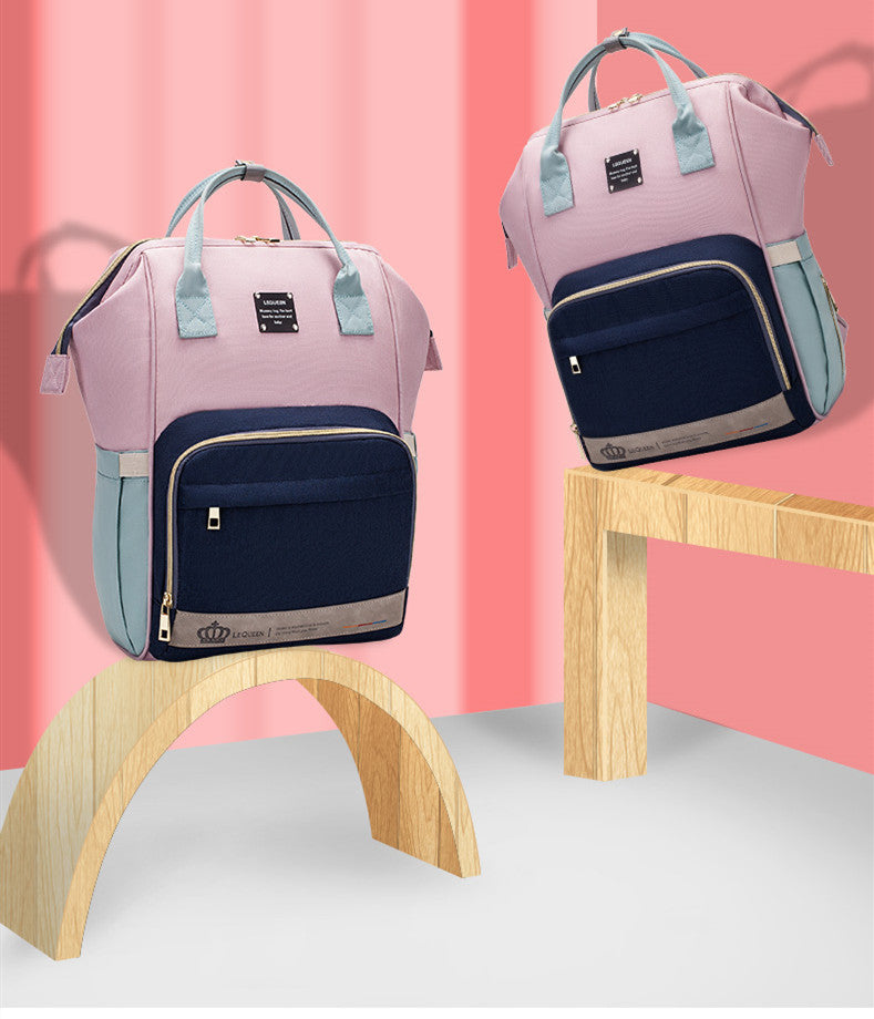Multi-Functional Diaper Backpack - Nylon Travel Organizer for Parents