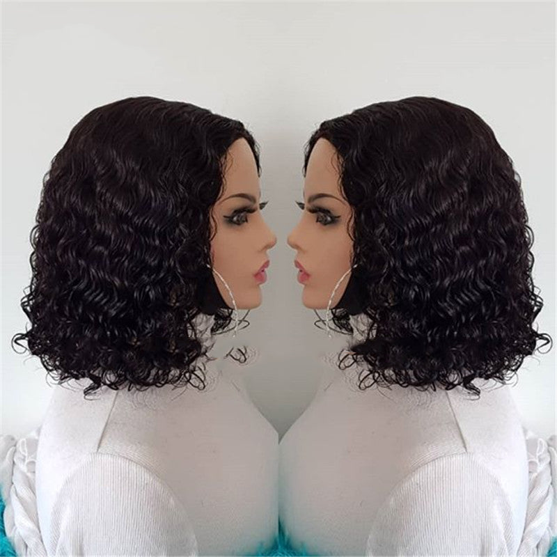 Brazilian Virgin Remy Human Hair BOB Wig - Kinky Curly Short Style