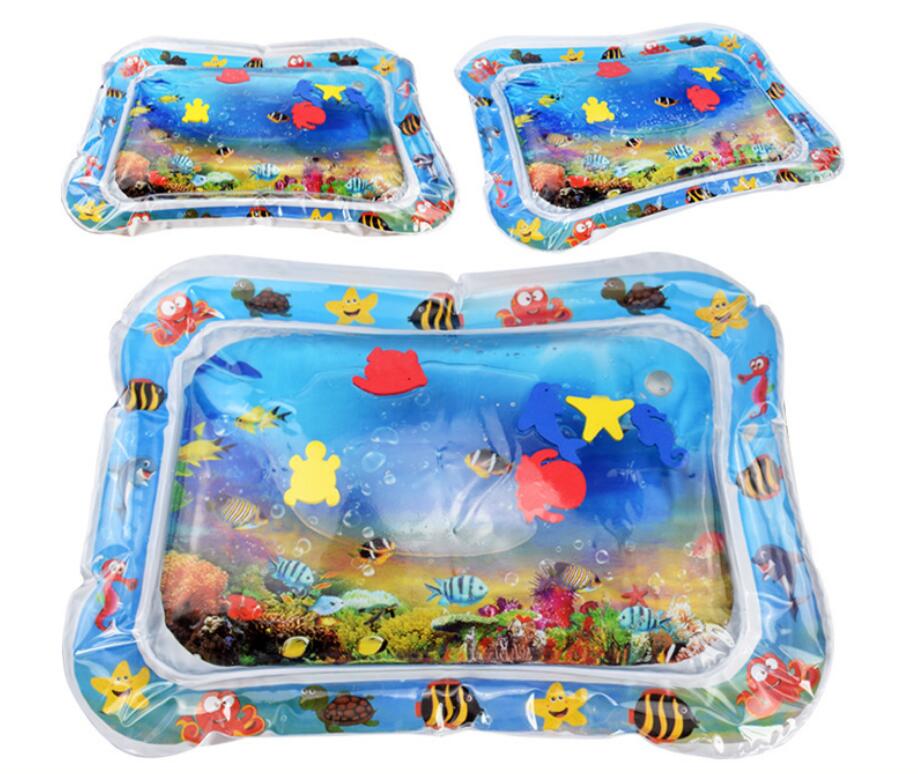 Baby Inflatable Water Play Mat - Tummy Time Activity Pad for Infants