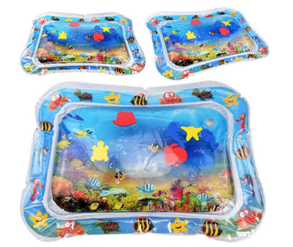 Baby Inflatable Water Play Mat - Tummy Time Activity Pad for Infants