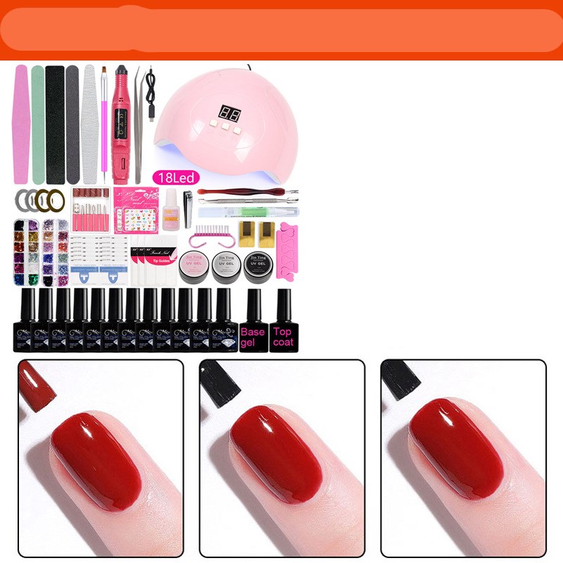 Professional Nail Polish Set - 8ML Multi-Color Collection with Tools