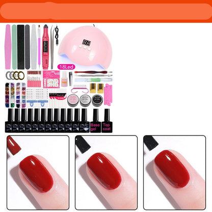 Professional Nail Polish Set - 8ML Multi-Color Collection with Tools