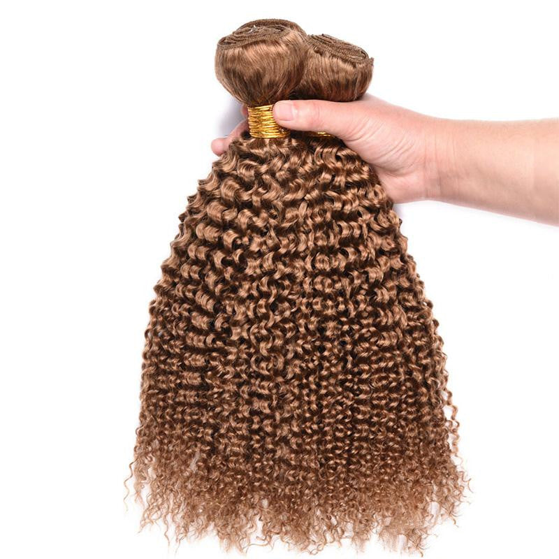 Kinky Curly Wave Human Hair Wig - 14 Inch Medium Length Natural Texture