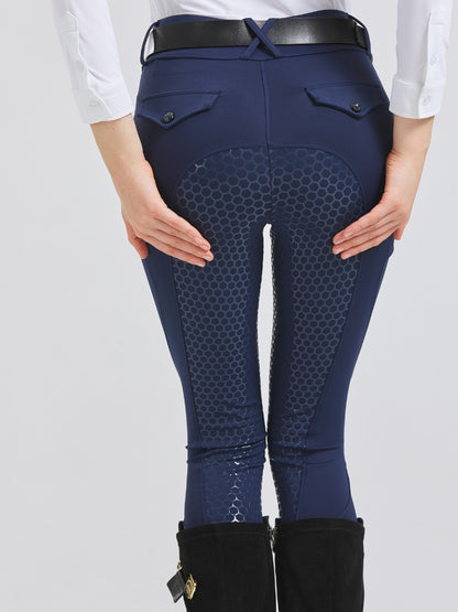 Women's High-Waist Quick-Drying Athletic Pants - Stretch Performance