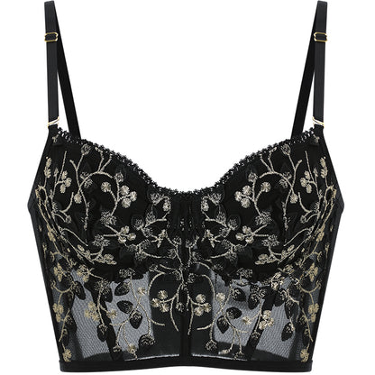 Mesh Sleepwear Set - Lightweight Two-Piece Lingerie with Delicate Design