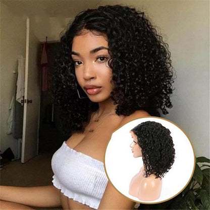 Brazilian Virgin Remy Human Hair BOB Wig - Kinky Curly Short Style