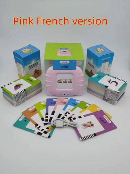 Bilingual Flashcard Learning Machine for Kids – Early Education Story & Word Card Reader