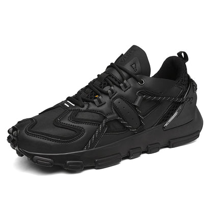 Platform Sports Running Shoes | Multi-Material Splicing Upper | PU Sole | Unisex Sizes 36–44
