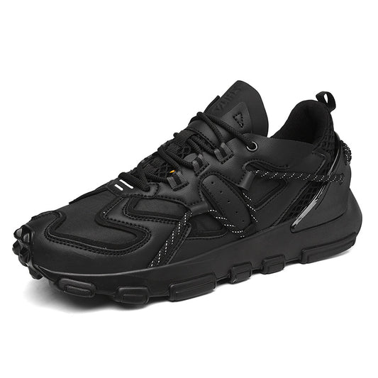 Platform Sports Running Shoes | Multi-Material Splicing Upper | PU Sole | Unisex Sizes 36–44