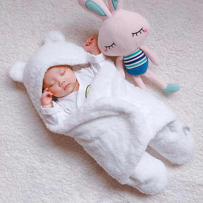 Baby Sleeping Bag - Winter Swaddle Blanket for Newborns 0-9 Months