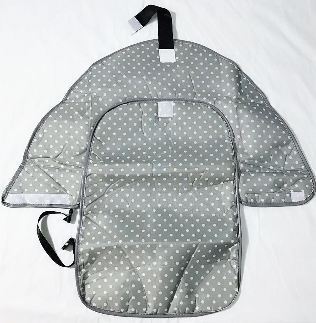 Portable Waterproof Diaper Changing Pad with Toy Links - Foldable Mat