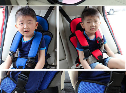 Portable Child Car Safety Seat with 5-Point Harness - Ages 3-12