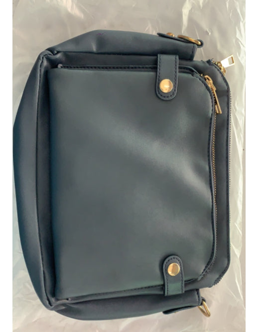 Women's Quilted Crossbody Bag - Vegan Leather Shoulder Messenger Purse