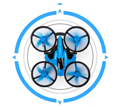 3-in-1 RC Drone, Land Car & Water Boat – JJRC H36F Terzetto Quadcopter Toy