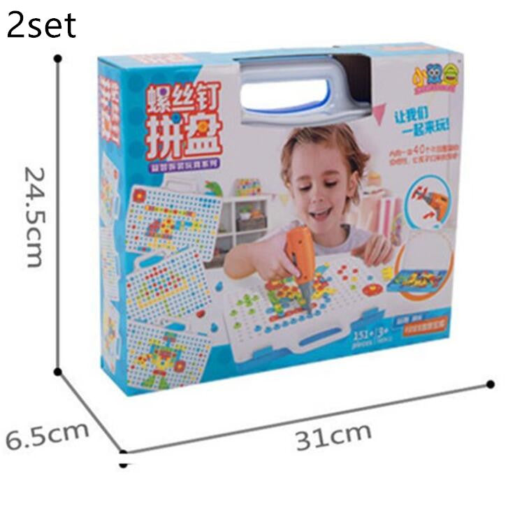 Creative Drill & Screw Building Blocks Set - Educational STEM Toy for Kids 3+