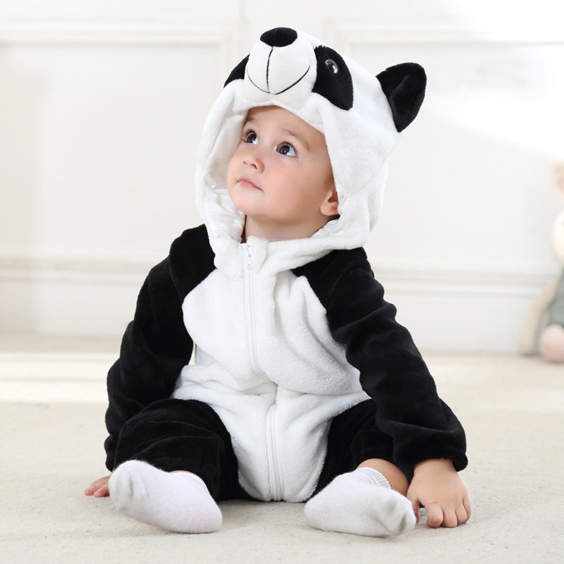 Baby Cotton Flannel Romper - Soft Winter Autumn Bodysuit