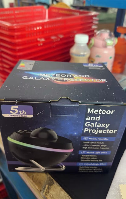 13-in-1 Galaxy Projector - Ultra Clear Space Planetarium Light with Meteor Effects