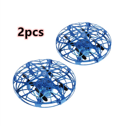 UFO Mini Drone - Infrared Sensing Flying Helicopter with Hand Control & USB Charging