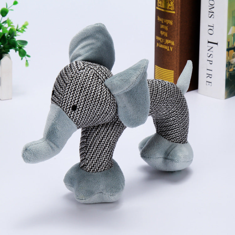 Plush Squeaky Dog Toy - Interactive Chew Toy for Small & Large Dogs