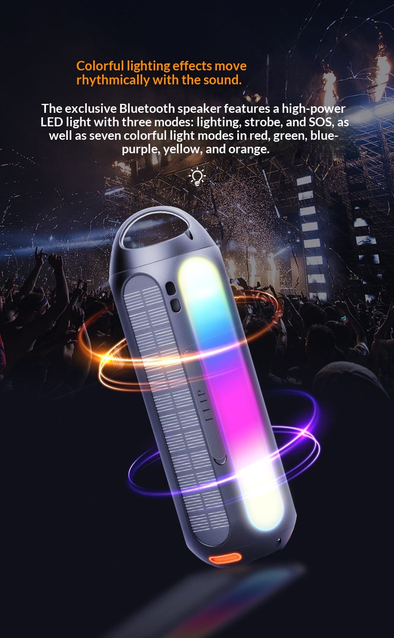 Portable Waterproof Bluetooth Speaker - Outdoor Wireless Audio with Deep Bass