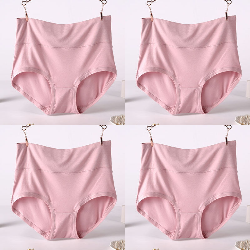 Women's Soft Modal High-Waist Comfort Panties - 4 Pack