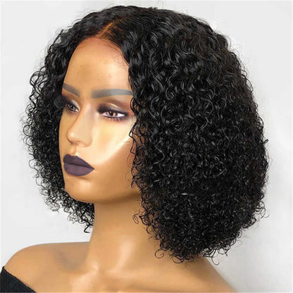Brazilian Virgin Remy Human Hair BOB Wig - Kinky Curly Short Style