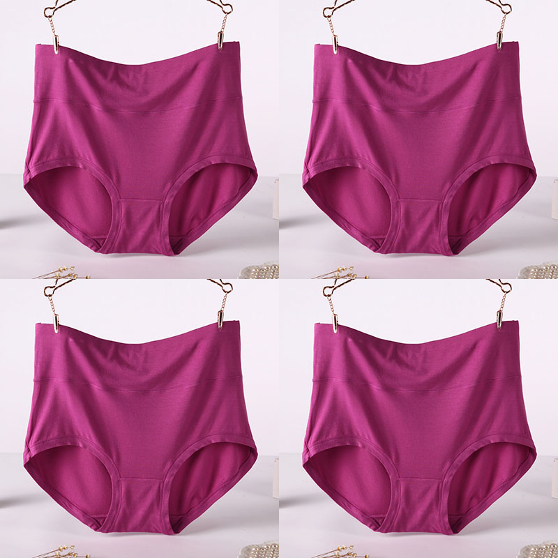 Women's Soft Modal High-Waist Comfort Panties - 4 Pack
