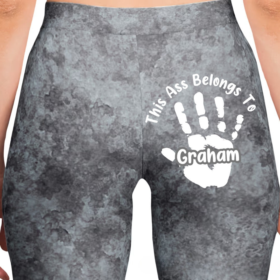 Digital Printing Sports Yoga Pants - Hip-Lifting Cropped Leggings