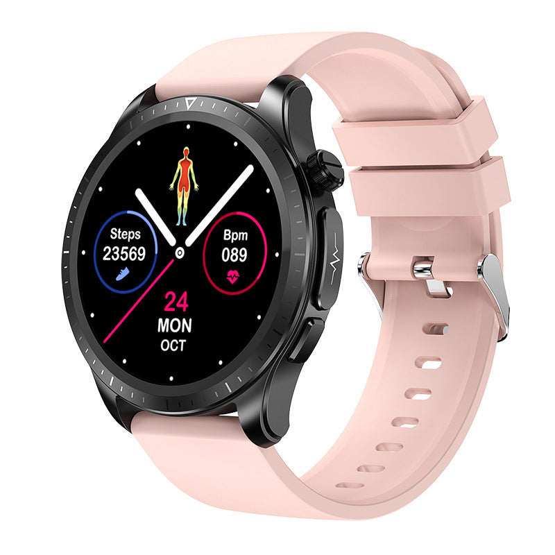 E420 Smart Watch for Women - Heart Rate Temperature Blood Oxygen ECG Monitor