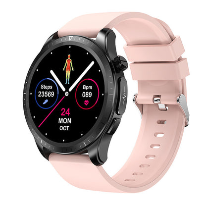 E420 Smart Watch for Women - Heart Rate Temperature Blood Oxygen ECG Monitor
