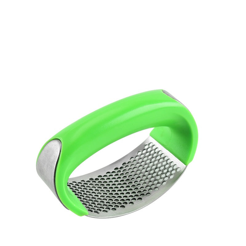 Stainless Steel Garlic Press - 304 Stainless Steel Manual Garlic Crusher