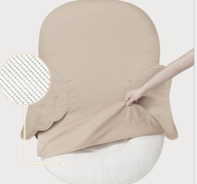 Baby Bed-in-Bed Lounger - Portable Infant Sleeper in Milk Tea