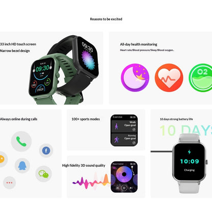 ZL54CJ Bluetooth Calling Smart Watch - Heart Rate and Blood Pressure Monitor
